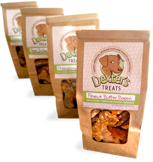 All our dog treats come in eco friendly packaging